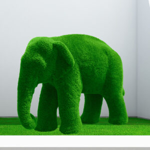 Artificial Grass Baby Elephant
