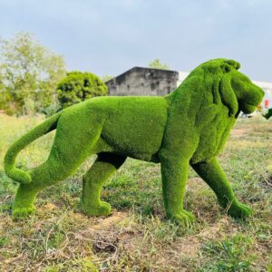 Artificial Grass Animals Lion