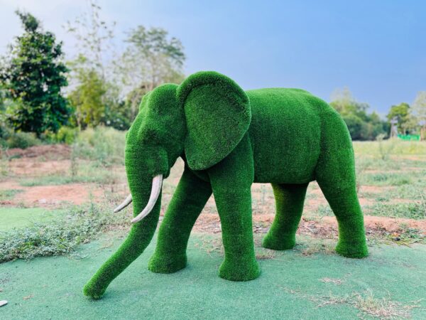 Artificial Grass Mid Size African Elephant IMG_6488