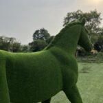 Artificial Grass Standing Horse