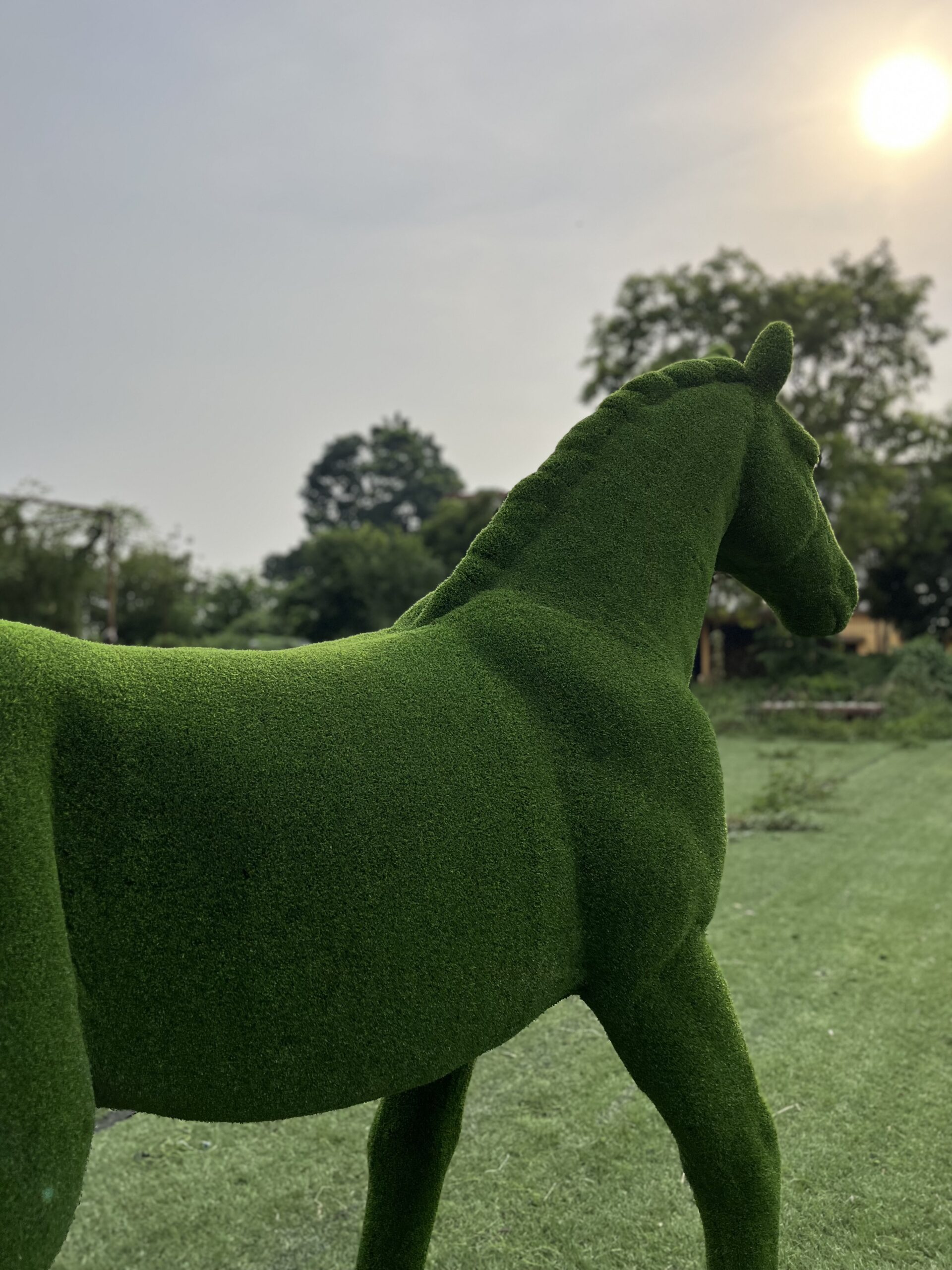 Artificial Grass Standing Horse