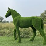 Artificial Grass Standing Horse