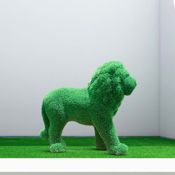 Artificial Grass Miniature Lion