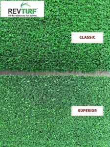 weaving density difference of superior and classic Revturf