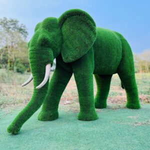 Artificial Grass Mid Size African Elephant IMG_6491