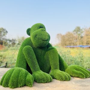 Turf Topiary Monkey