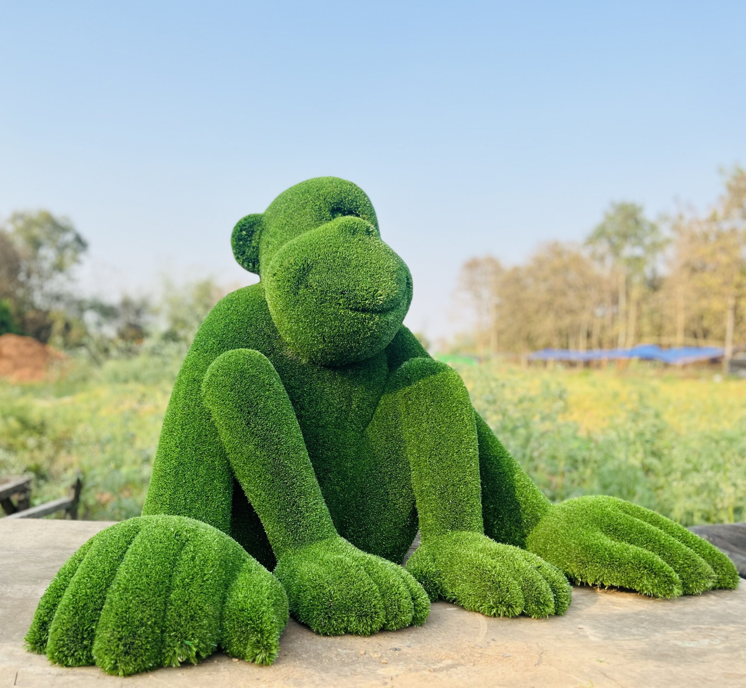 Turf Topiary Monkey