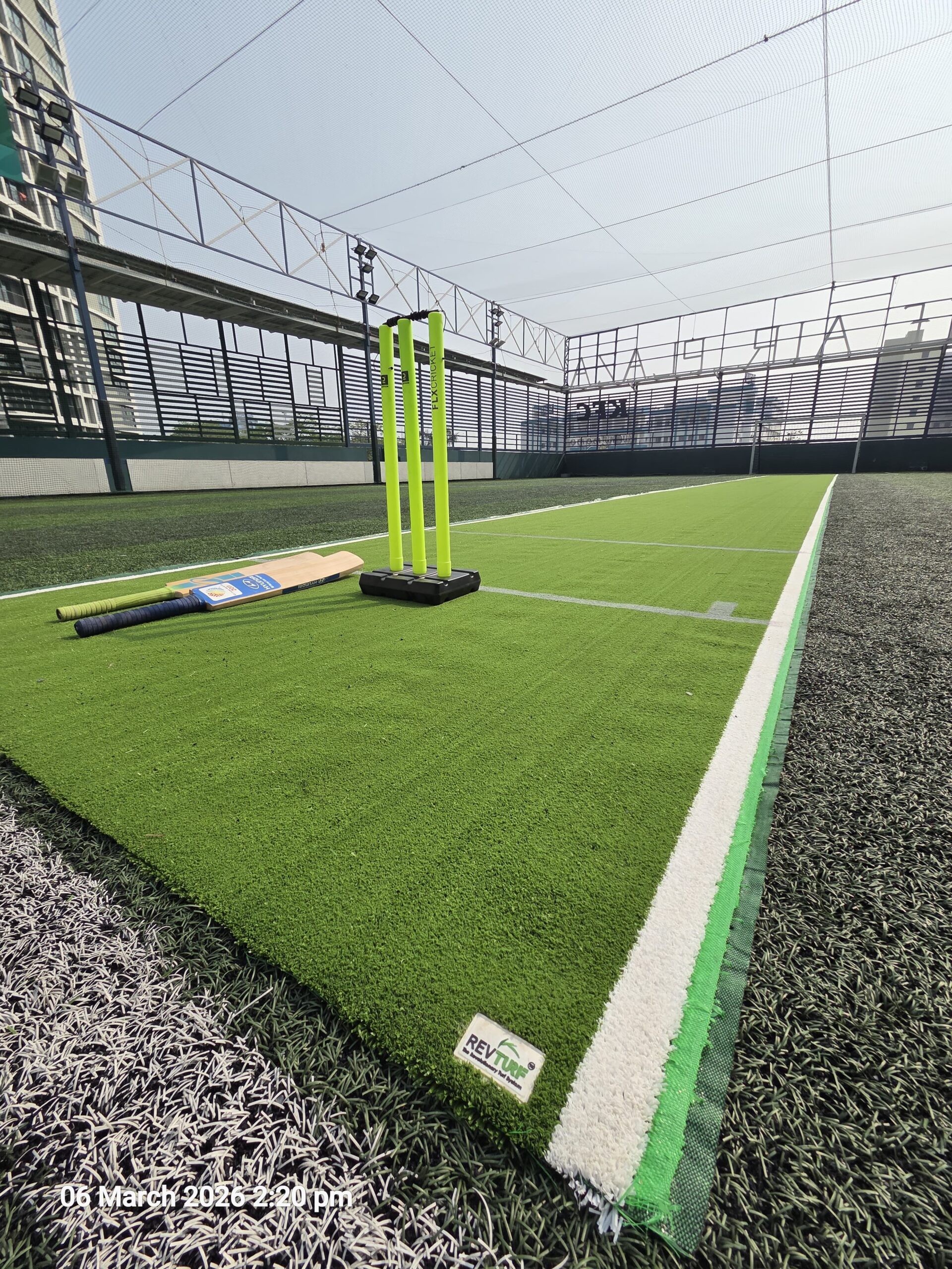 Turf Cricket Pitch 6.8 x 33 feet