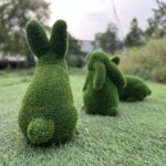 Triple Bunny Topiary