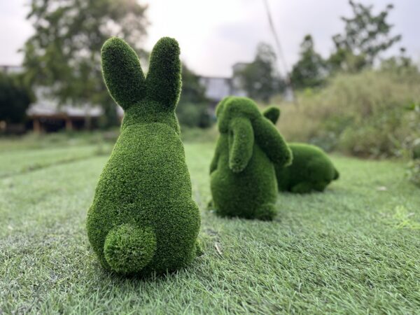 Triple Bunny Topiary